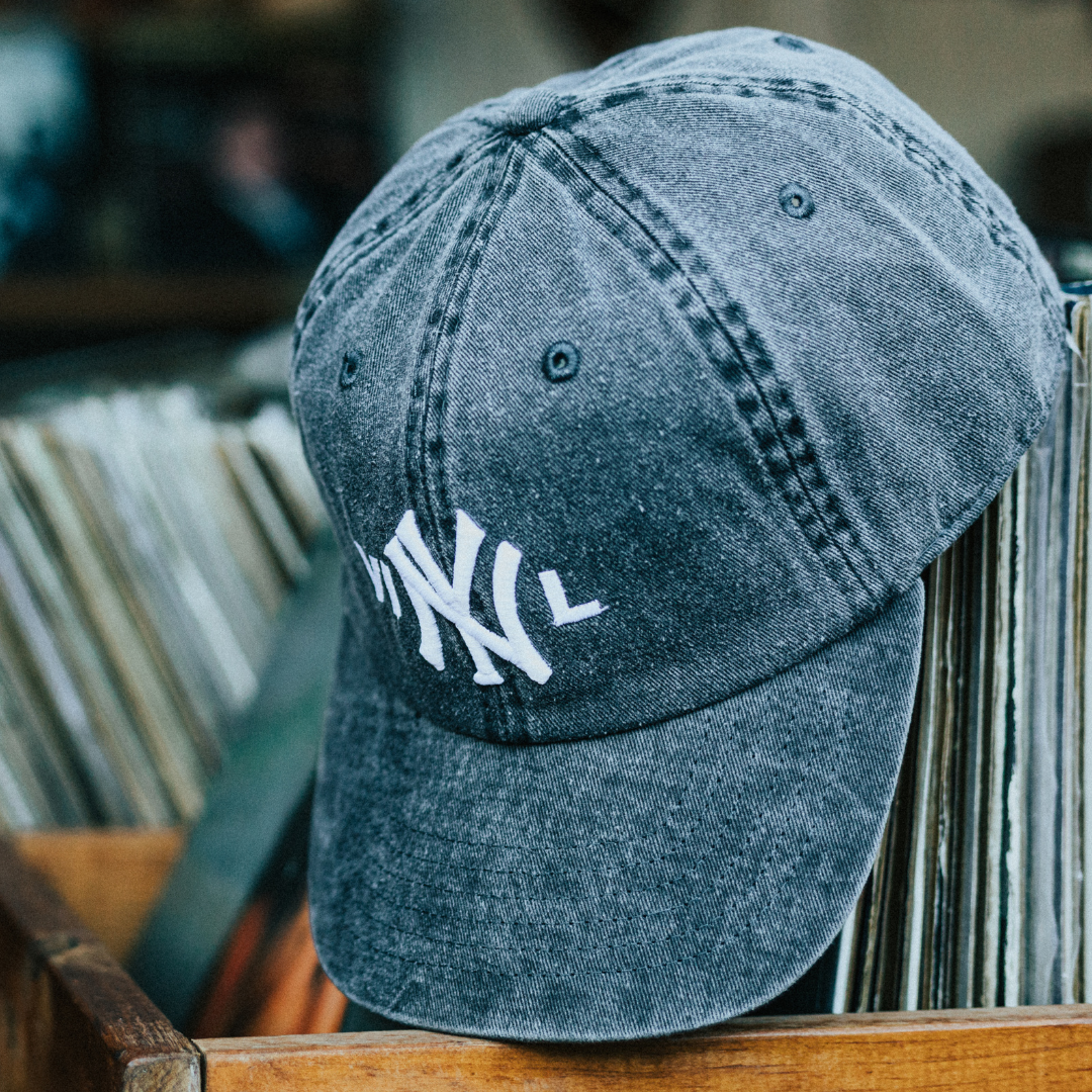 VINYL Dad Hat - Faded Black